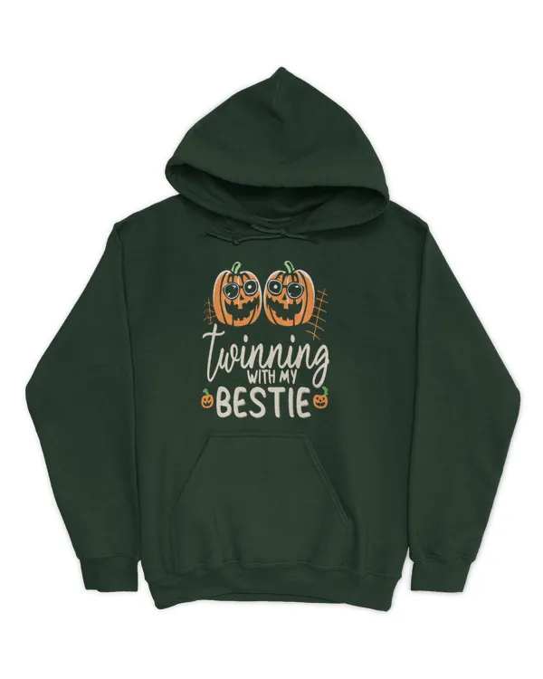 Twinning With My Bestie Spirit Week Twin Day Best Friend 70s - Unisex Hoodie Unisex Hoodie