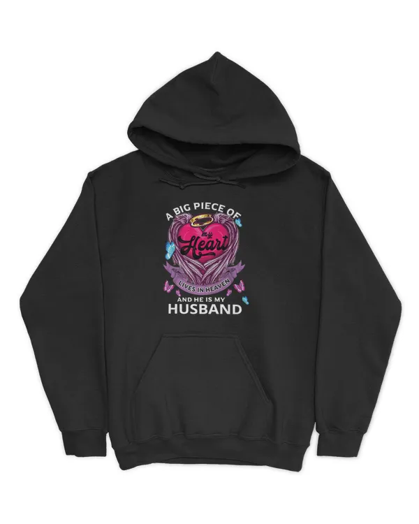 A Big Piece Of My Heart Lives In Heaven Shirt