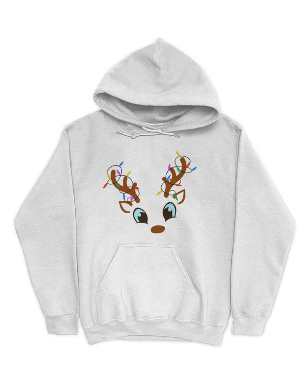 Christmas Shirt - Cute Reindeer Face, Great shirt for Christmas (4)