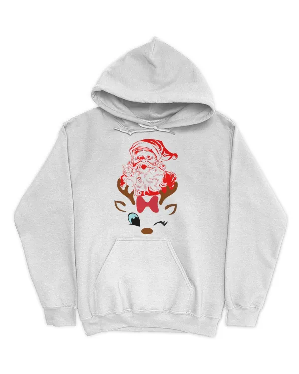 Christmas Shirt - Cute Reindeer Face, Great shirt for Christmas (8)