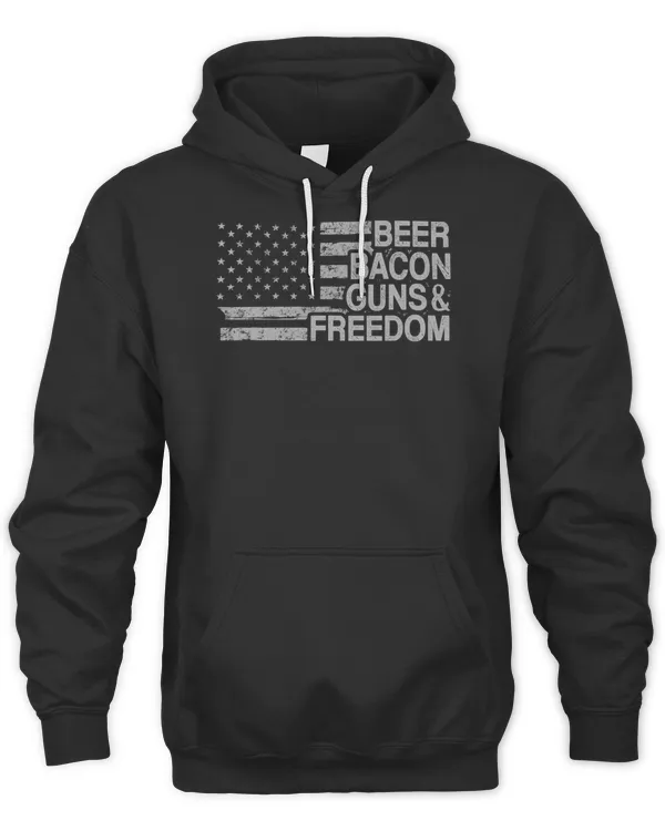 Beer Bacon Guns Freedom Veteran Us 693 Shirt