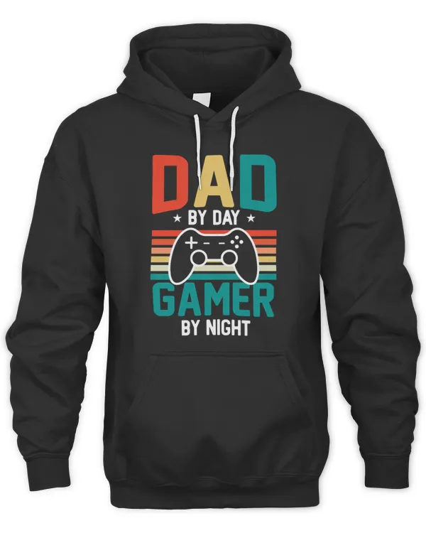 Dad By Day Gamer By Night Funny Gamer Fathers Day Gift5943
