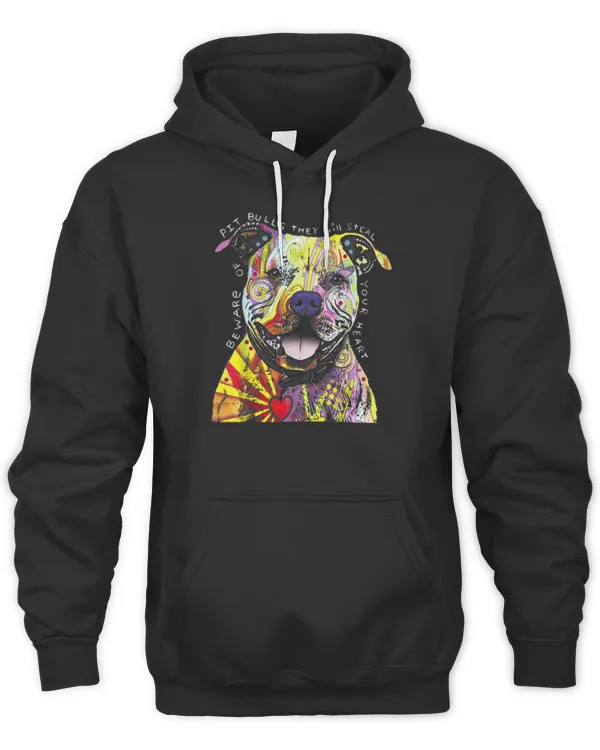 Colorful Baby Pit Bull Terrier Lover Dad Mom Funny Kidding8321 T-Shirt
