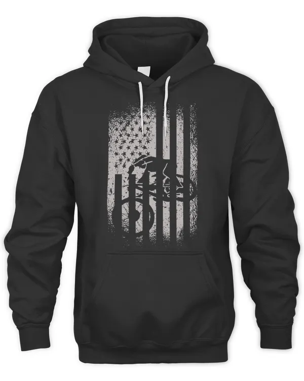 America flag mountain bike USA bicycle patriot T-Shirt