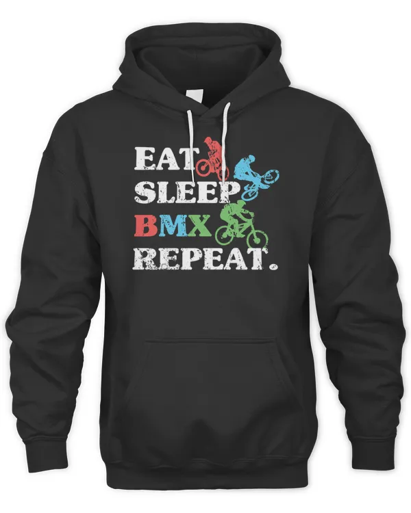 Eat Sleep BMX Repeat Bicycle Endurance Extreme Sport T-Shirt