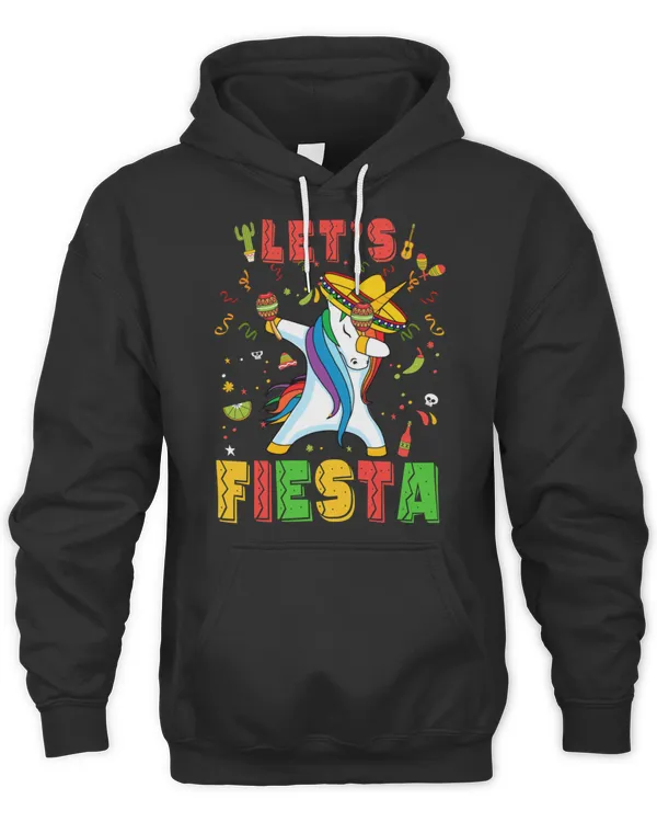 Cinco De Mayo Party Lets Fiesta Dancing Mexican Unicorn Girl T-Shirt