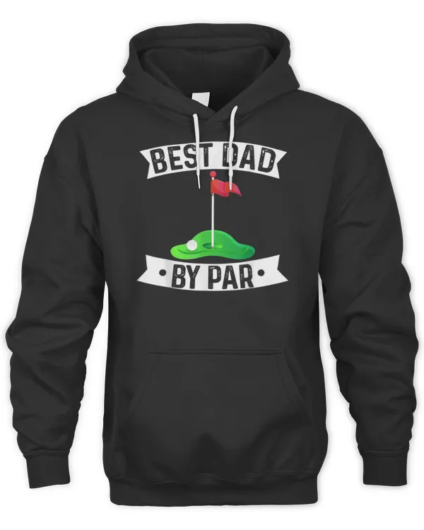 Funny Best Dad By Par Golf Dad Sports Lover Father's Day T-Shirt