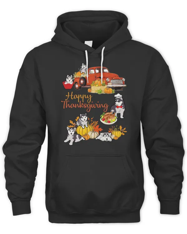 Husky and Thanksgiving T-Shirt