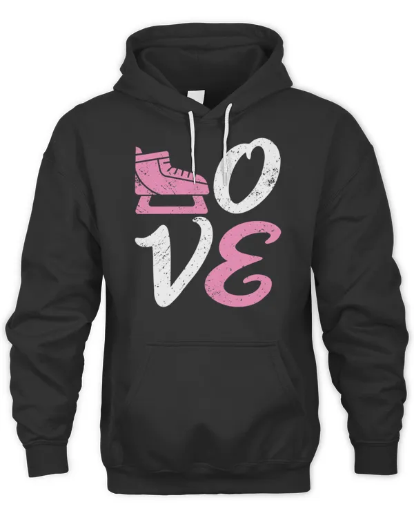 Love figure skating love ice skating winter love T-Shirt