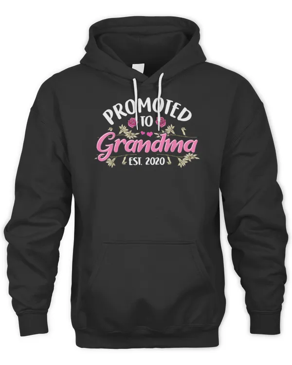 Promoted To Grandma Est 2020 New Grandma Christmas T-Shirt
