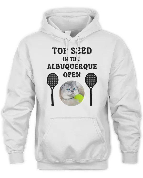 Funny Top Seed In Albuquerque Tennis Open Lazy Cat Premium T-Shirt T-Shirt
