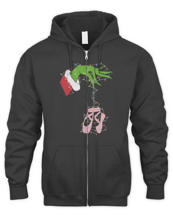 How the Grinch Stole Ballet - Men's Zip Hoodie Men's Zip Hoodie