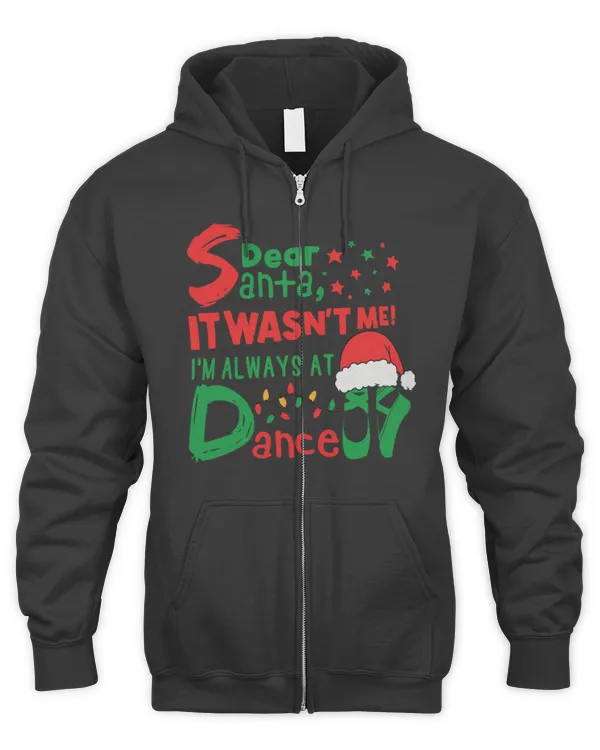 Dear Santa it Wasn't me - Men's Zip Hoodie Men's Zip Hoodie