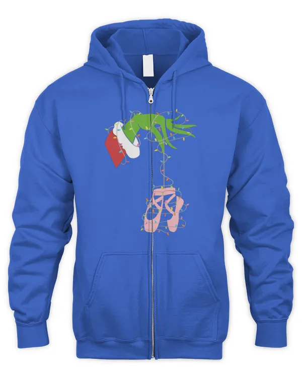 How the Grinch Stole Ballet - Men's Zip Hoodie Men's Zip Hoodie