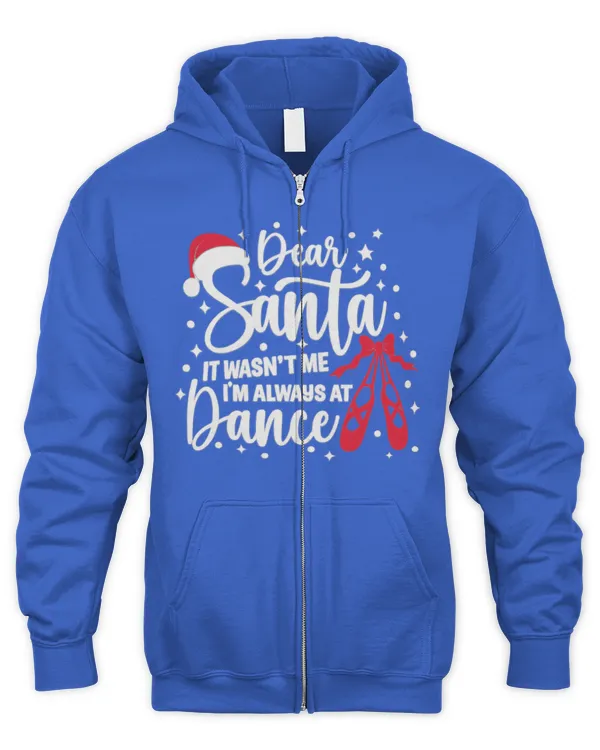 Dear Santa it Wasn't me 1 - Men's Zip Hoodie Men's Zip Hoodie