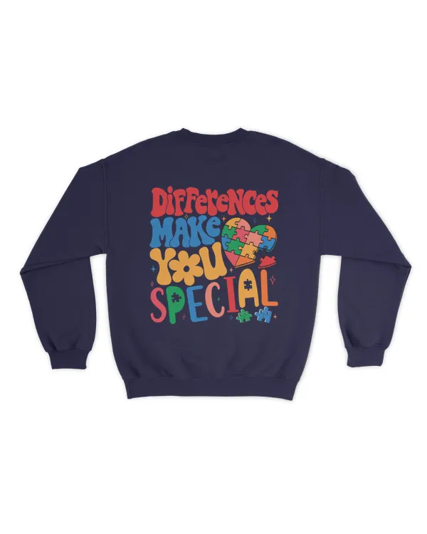 Differences make you special autism mom shirt