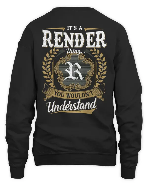 It's a RENDER Thing You Wouldn't Understand US01