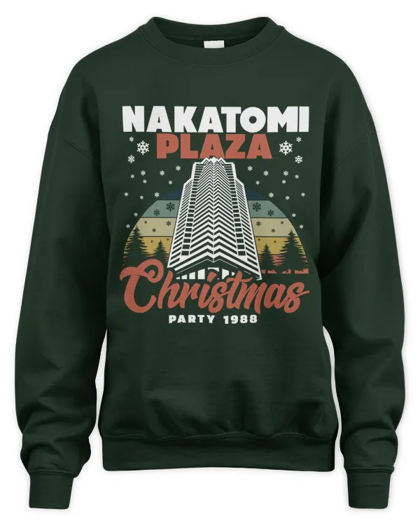 Nakatomi Plaza Christmas Party 1988 Top Dark Color