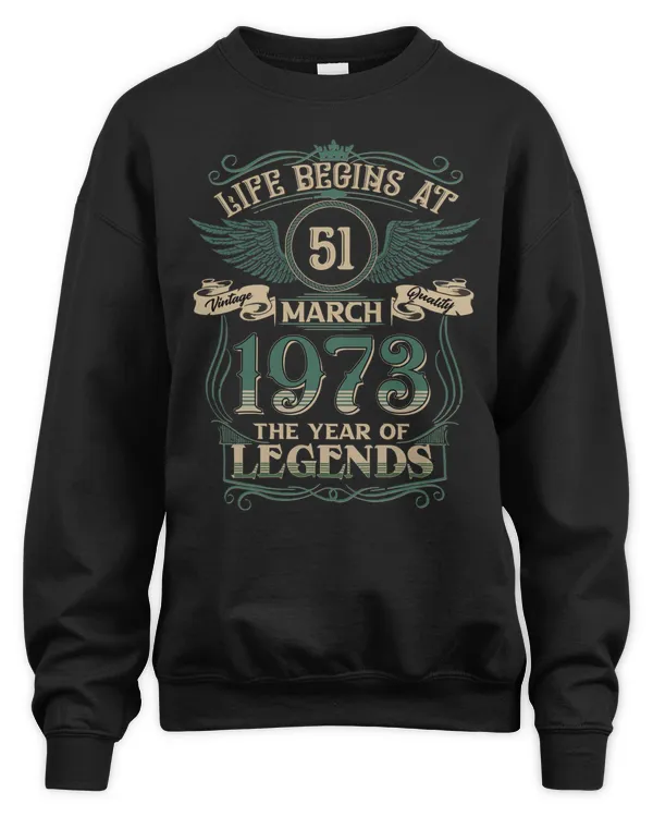 Life Begins At March 1973 The Year Of Legends USA10