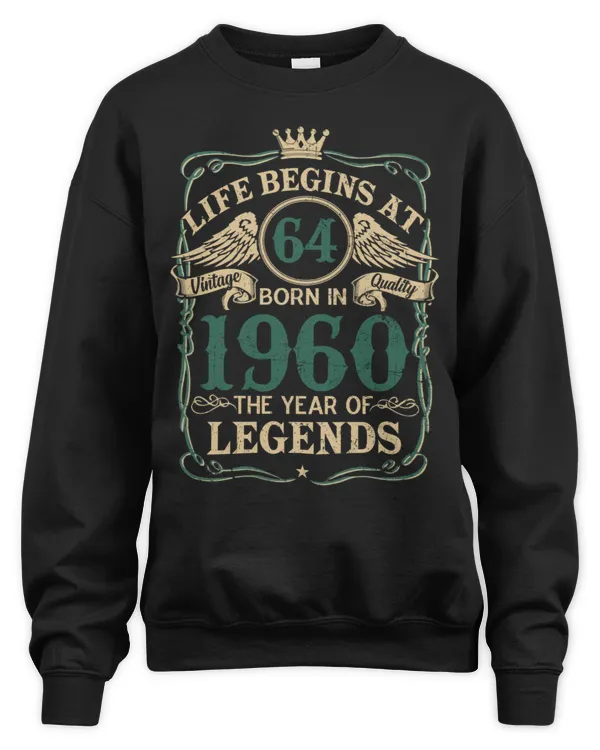 Life Begins At 1960 Born In The Year Of Legends USA28