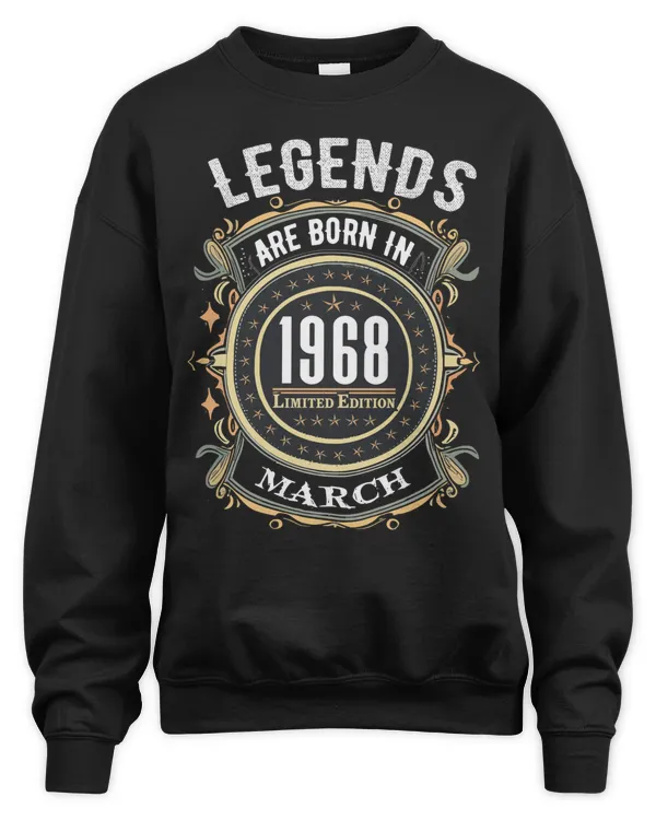 Legends Are Born In 1968 Limited Edition USA38 Mar