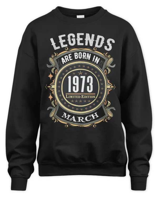 Legends Are Born In 1973 Limited Edition USA38 Mar