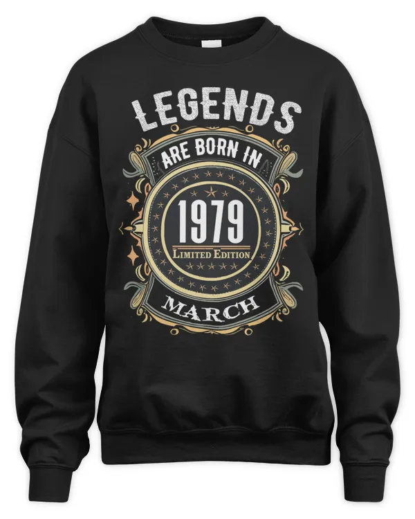 Legends Are Born In 1979 Limited Edition USA38 Mar