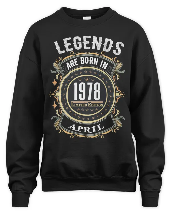 Legends Are Born In 1978 Limited Edition USA38 Apr