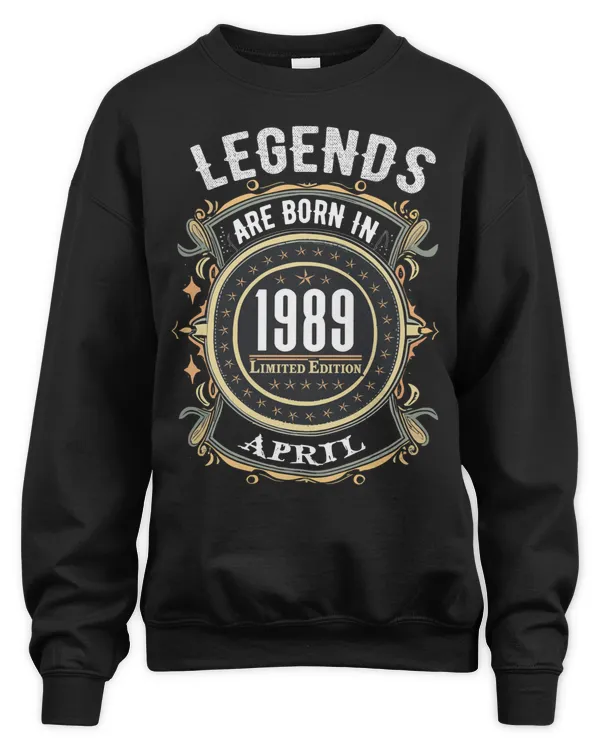 Legends Are Born In 1989 Limited Edition USA38 Apr