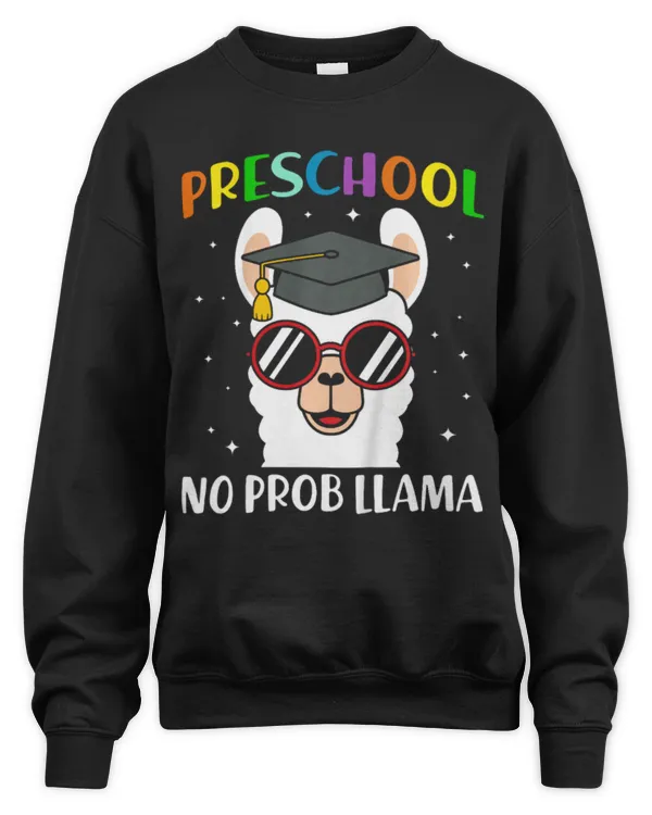 Llama Lover Kids Preschool No Prob Llama Graduation Class Of 2Boys Girls