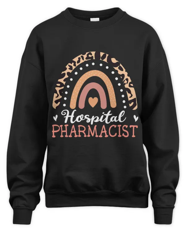 Cute Pharmacist Hospital Pharmacist Leopard Rainbow - Unisex Sweatshirt Unisex Sweatshirt