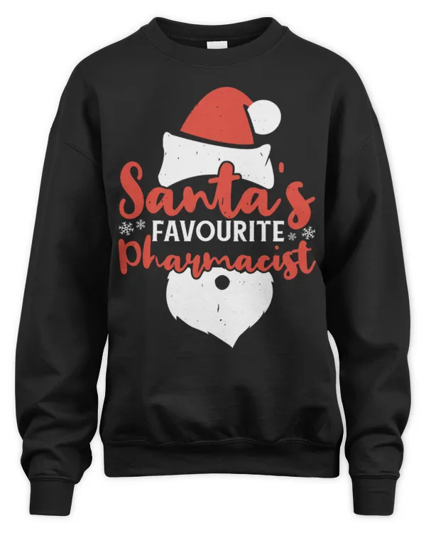 Cute Pharmacist Stud Christmas Santas Favourite 3 - Unisex Sweatshirt Unisex Sweatshirt