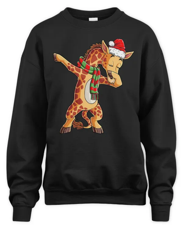 Dabbing Giraffe Christmas