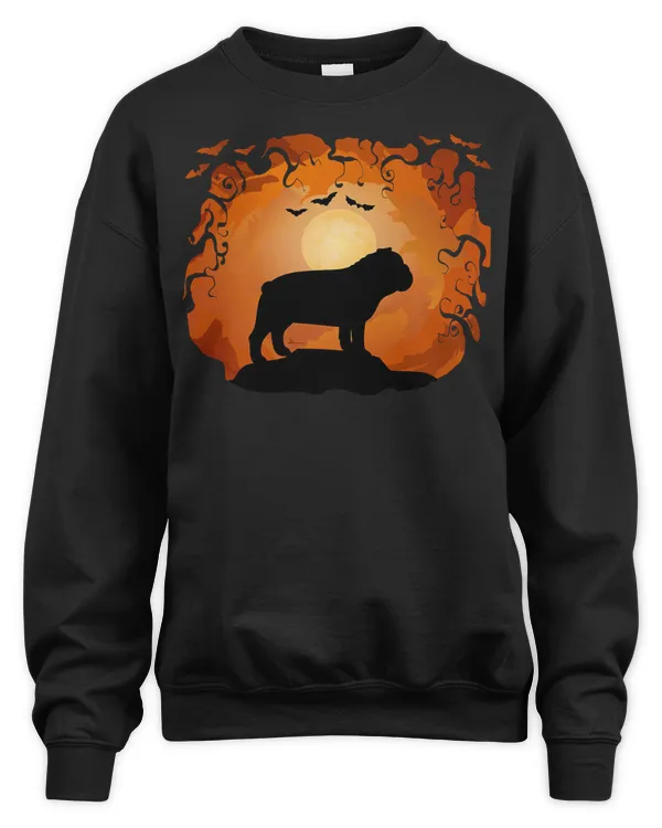 English Bulldog Bulldog Halloween Costume For Dog Lovers Funny Puppy Moon 368 Dog Lover
