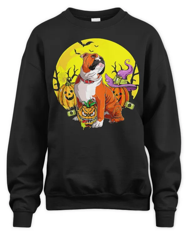 English Bulldog Bulldog Halloween Pumpkin 249 Dog Lover