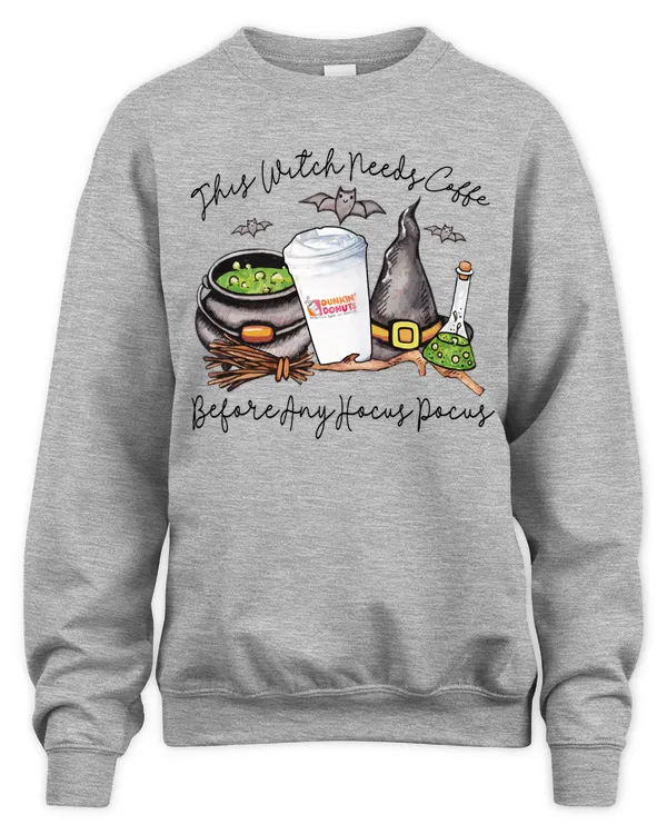 This Witch Needs Coffee Sweatshirt