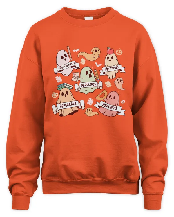 School Teacher Halloween Comfort Colors Shirt Top Light Color