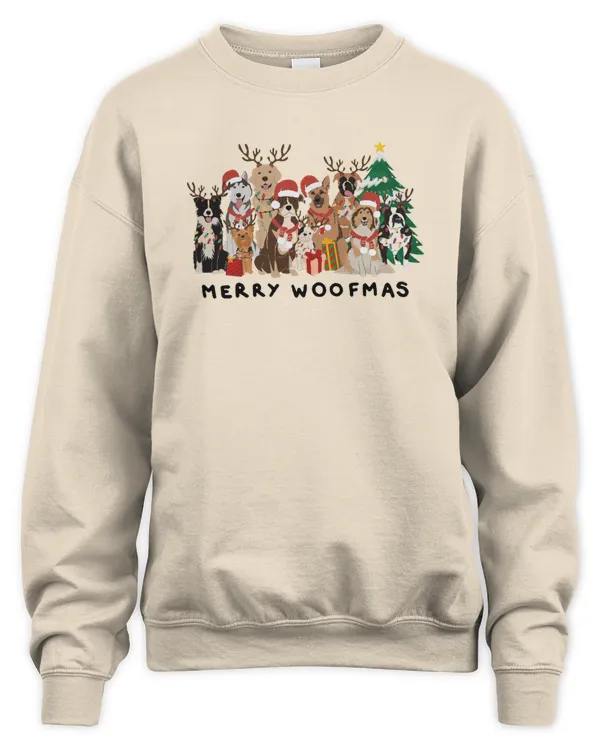 Merry Woofmas Christmas Dogs
