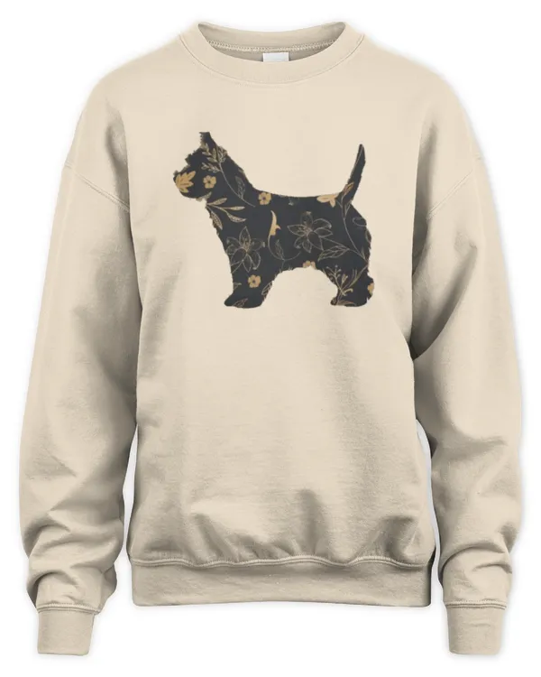 Westie flower - Unisex Sweatshirt Unisex Sweatshirt
