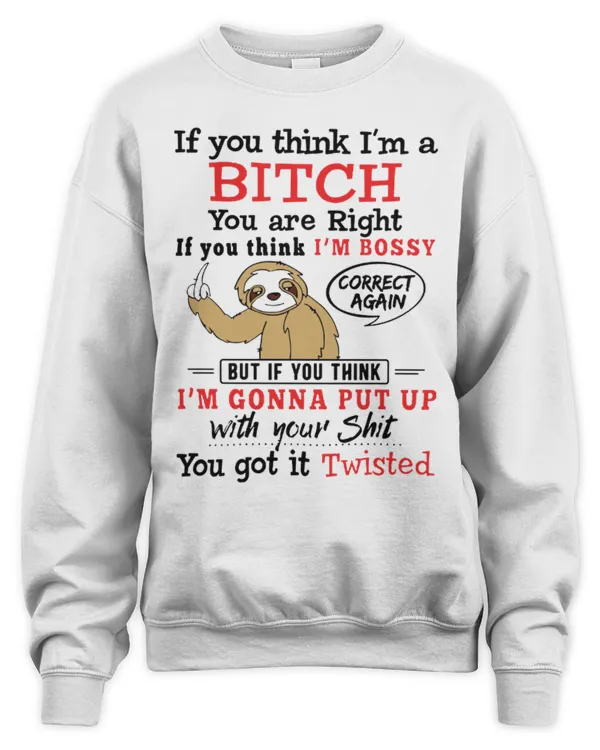 If you think I'm a Bitch you are Right