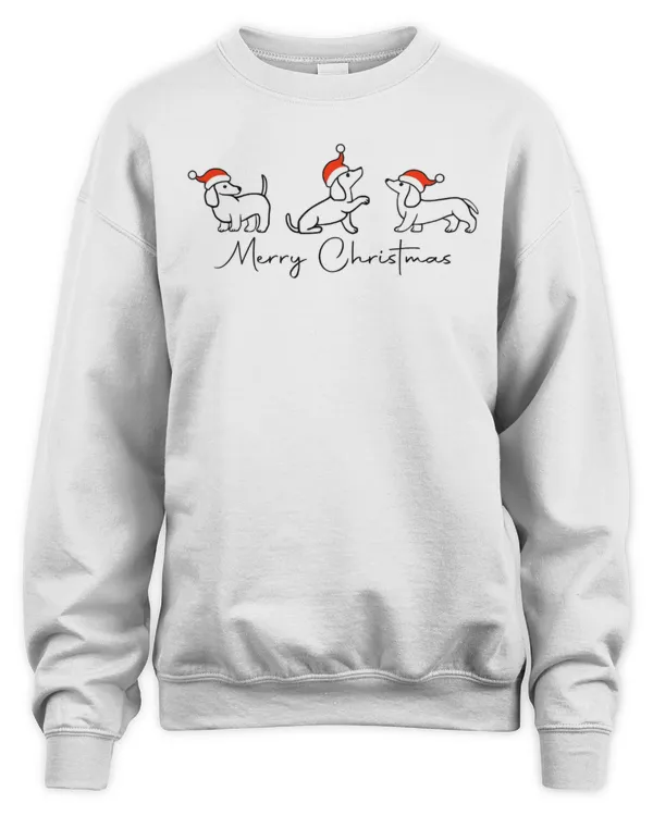 Dachshund Merry Christmas