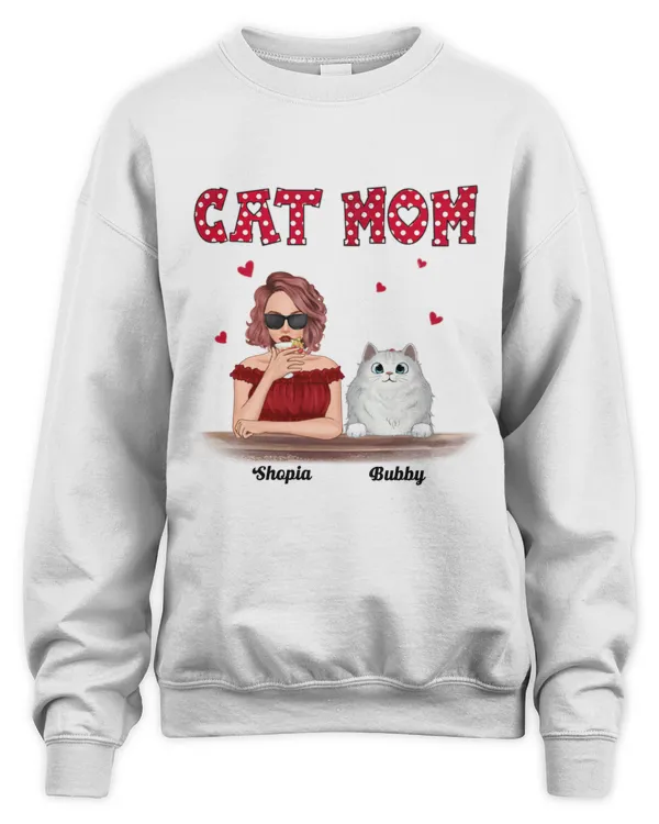 Personalized Cat Mom QTCAT030123A2