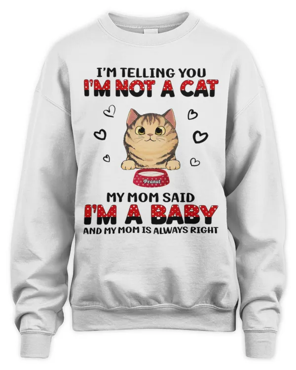 Baby Cats Polka Dot Cat Mom Personalized Shirt QTCAT100123A1