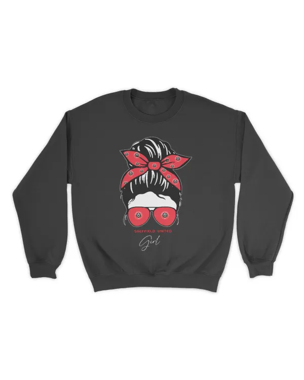 Sheffield United Messy Bun Girl