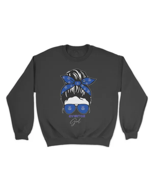 Everton FC Messy Bun Girl