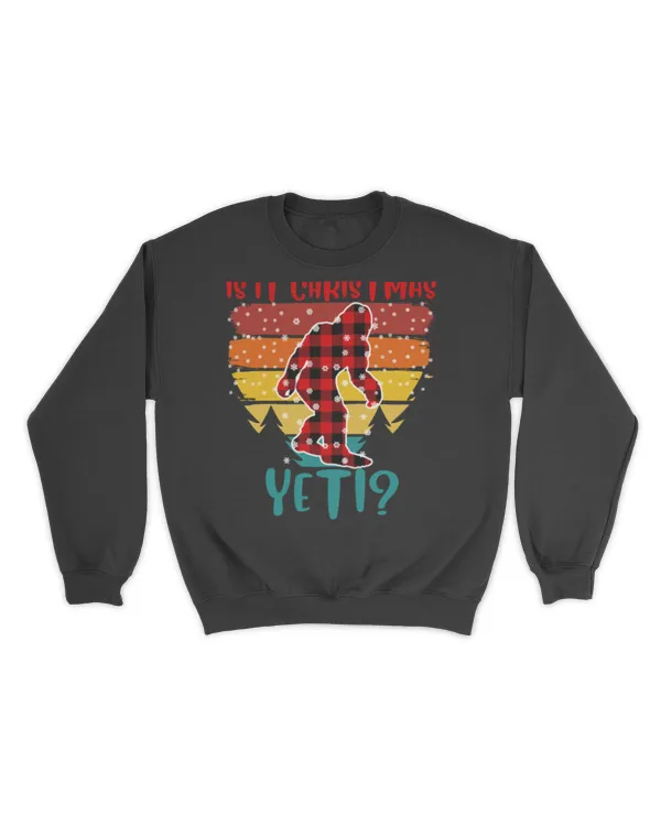 is it christmas yeti Buffalo plaid christmas bigfoot christmas yeti Essential T-Shirt