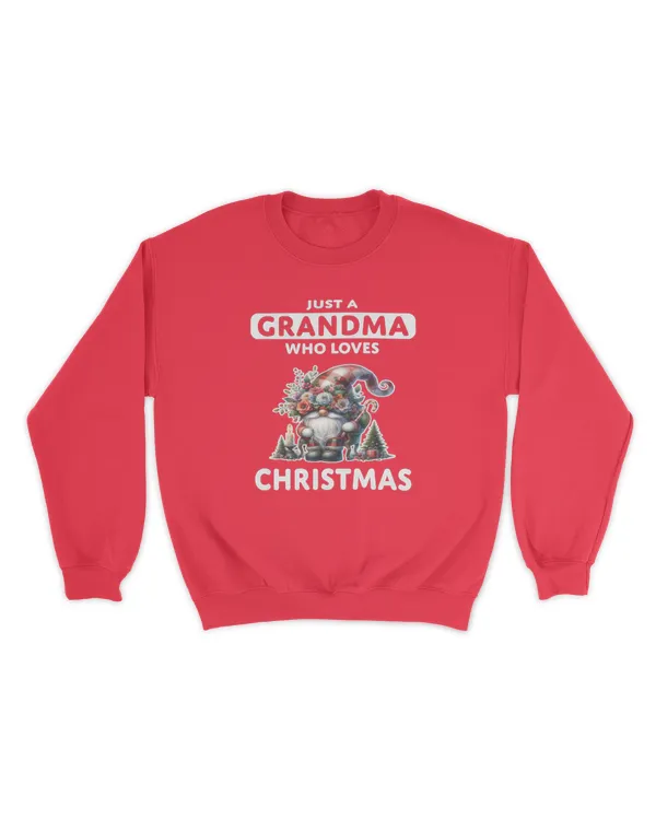 Just A Grandma Who Loves Christmas