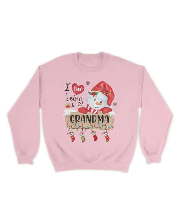 I Love Being A Grandma - Personalized Sweatshirt - Gifts for Grandma, Gift idea for Grandma