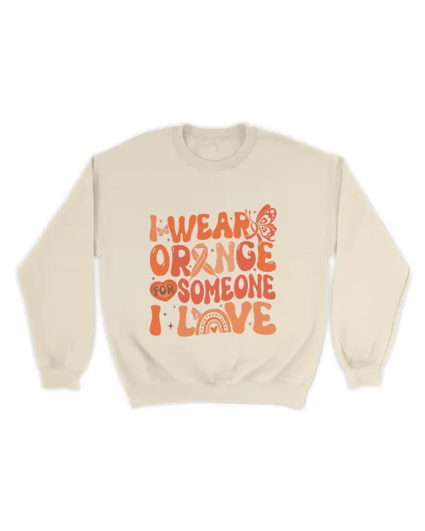 I wear orange for someone I love shirt