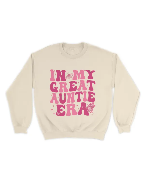 In My Great Auntie Era Shirt, Great Aunt Shirt, Cool Auntie Shirt, Aunt Shirt, In My Great Aunt Era, Cute Aunt, Aunt Birthday Gift